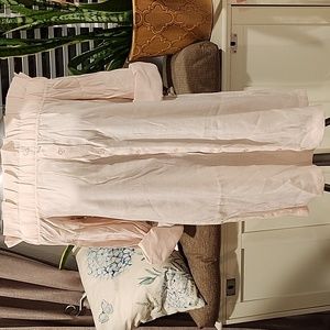 Minkpink linen off shoulder dressXS Beige (dr2)